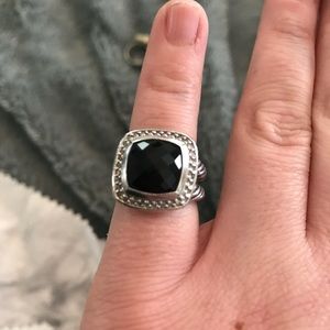 David Yurman Albion Black Onyx Size 6